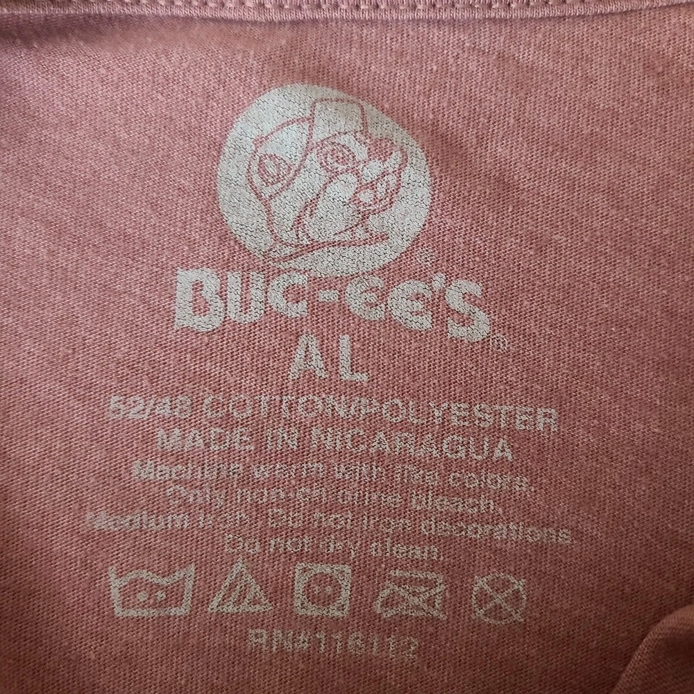 Buc-ee's Gas Station Georgia State Short Sleeve Tee‎ Shirt Size L Pink - Picture 4 of 4